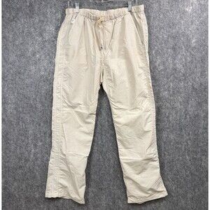 Gramicci Pants Unisex Large Nylon Ivory Outdoor Hiking Climbing Gorpcore